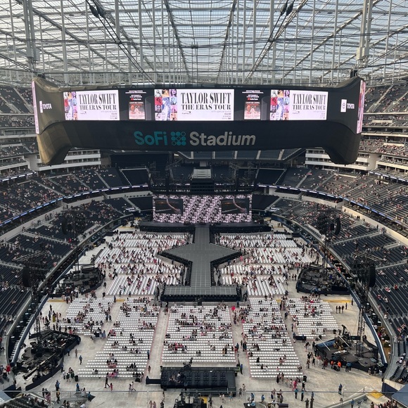 SOLD Taylor Swift The Eras Tour Blue Crewneck Sweatshirt XS - Picture 5 of 6